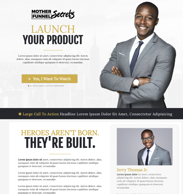 Product Launch Template By Clickfunnels